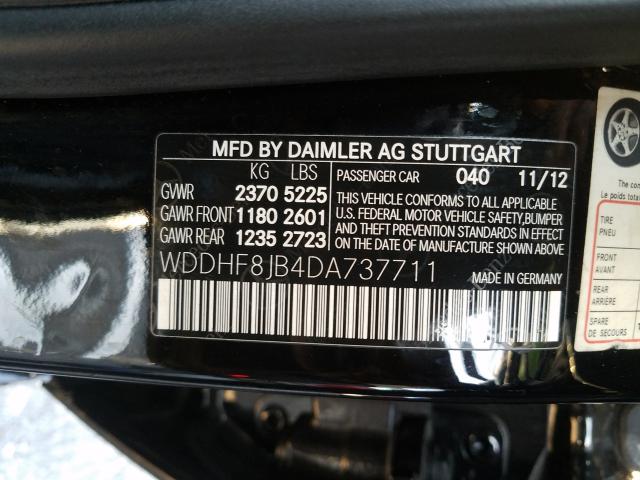 VIN WDDHF8JB4DA737711 2013 Mercedes-Benz E-Class, 3... no.10