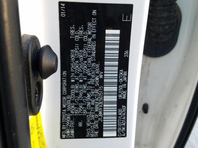 2014 LEXUS GX 460 JTJBM7FX3E5075115