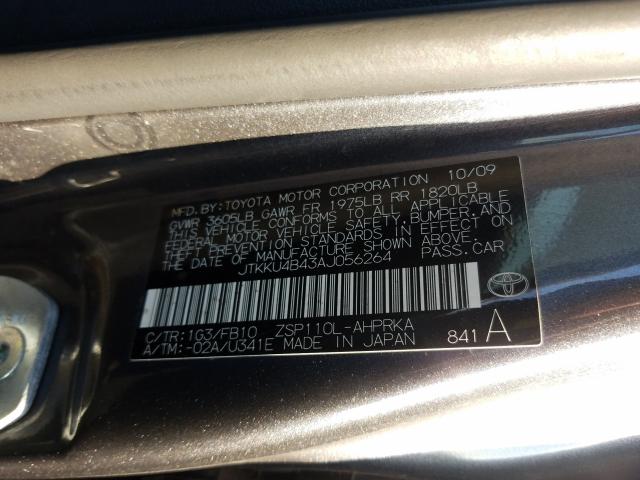2010 TOYOTA SCION XD JTKKU4B43AJ056264