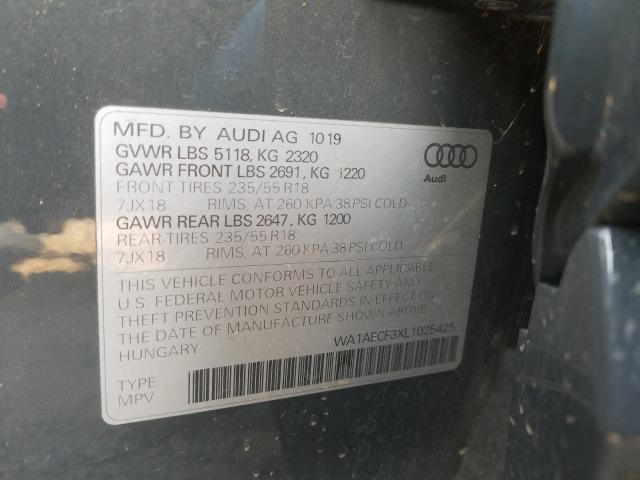 2020 AUDI Q3 PREMIUM - WA1AECF3XL1025425