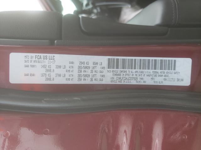 2018 JEEP GRAND CHER 1C4RJFCG4JC237929