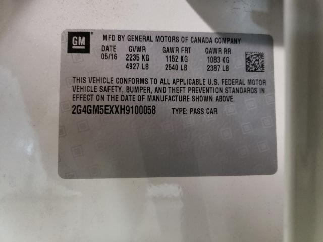 2017 BUICK REGAL 2G4GM5EXXH9100058