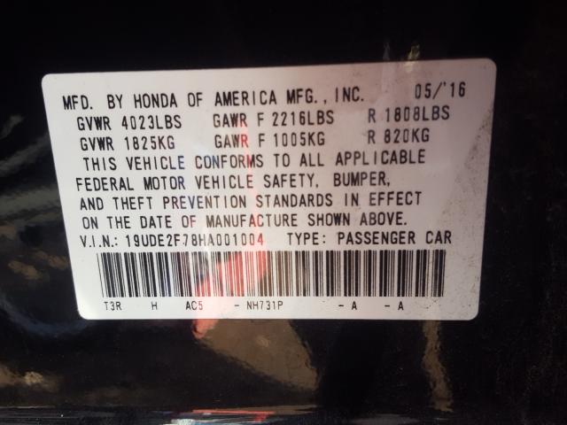 2017 ACURA ILX PREMIU 19UDE2F78HA001004