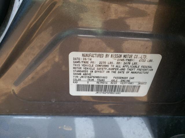 2015 INFINITI Q40 JN1CV6AP5FM501693