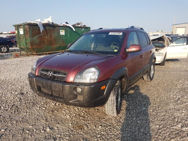 hyundai tucson 2006 vin km8jn72d86u342419