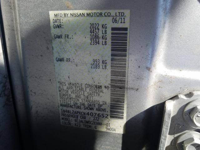 2012 NISSAN ALTIMA SR 1N4BL2APXCN407652