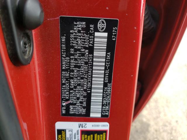 2010 TOYOTA CAMRY SE 4T1BK3EK8AU113456