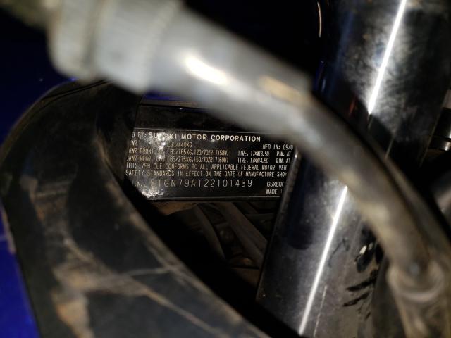 2002 SUZUKI GSX600 F JS1GN79A122101439