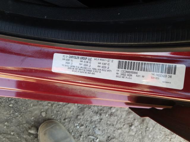 2013 CHRYSLER 200 LX 1C3CCBAB8DN560846