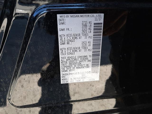 2018 INFINITI QX60 5N1DL0MM4JC510708