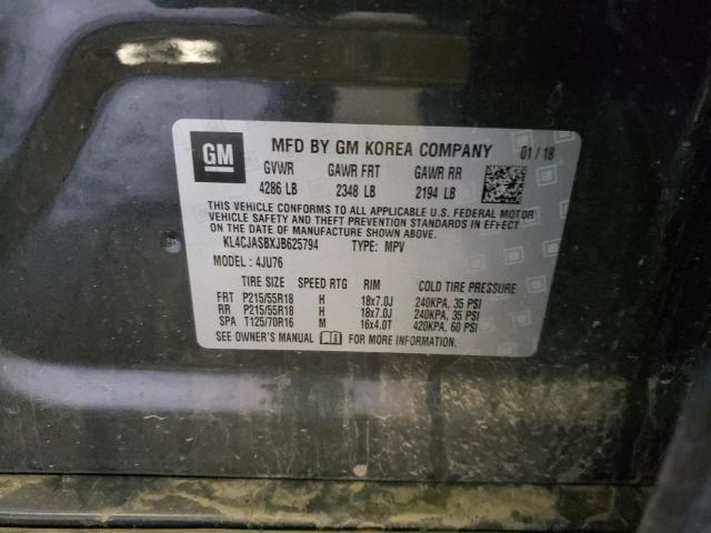2018 BUICK ENCORE PRE KL4CJASBXJB625794