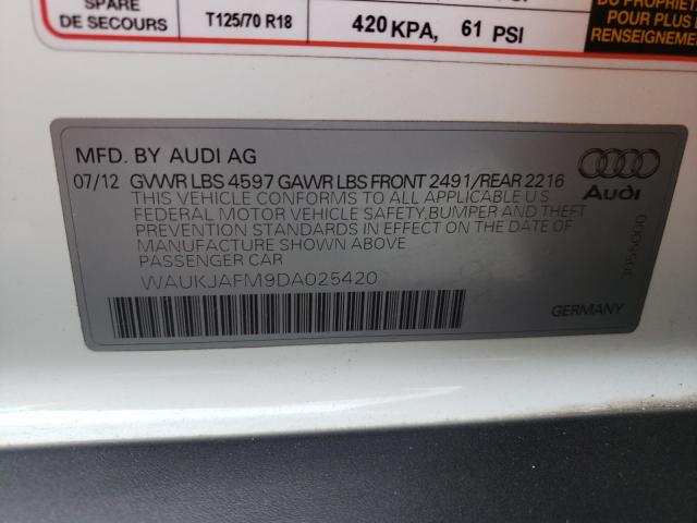 2013 AUDI A3 PREMIUM WAUKJAFM9DA025420