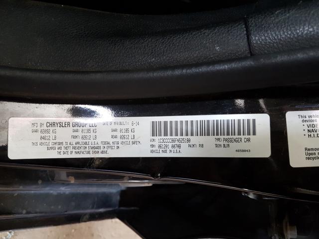 2015 CHRYSLER 200 C 1C3CCCCB6FN525180