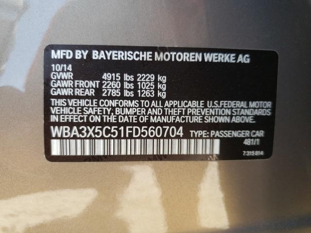 2015 BMW 328 XIGT WBA3X5C51FD560704
