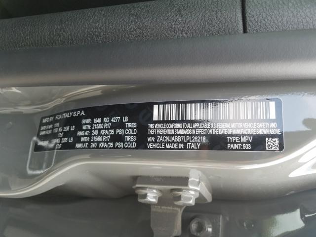 2020 JEEP RENEGADE L ZACNJABB7LPL26218
