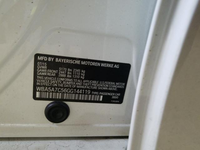 2016 BMW 528XI WBA5A7C56GG144119