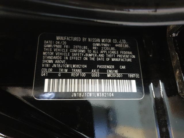 2020 NISSAN ROGUE SPOR JN1BJ1CW1LW382104