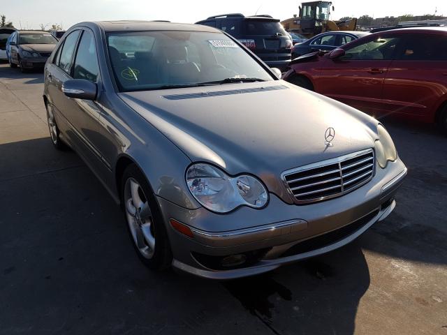 Salvage cars for sale from Copart Grand Prairie, TX: 2005 Mercedes-Benz C 230K Sport