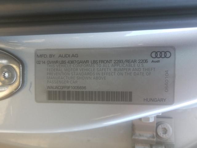 2015 AUDI A3 PREMIUM WAUACGFF9F1005696