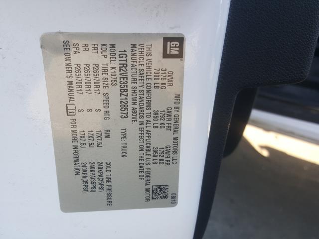 2011 GMC SIERRA K15 1GTR2VE35BZ128573