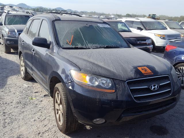 Salvage cars for sale at Madisonville, TN auction: 2007 Hyundai Santa FE S