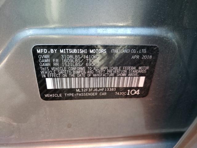 2018 MITSUBISHI MIRAGE G4 ML32F3FJ6JHF13383