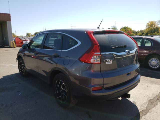 2016 HONDA CR-V SE 5J6RM4H48GL093072