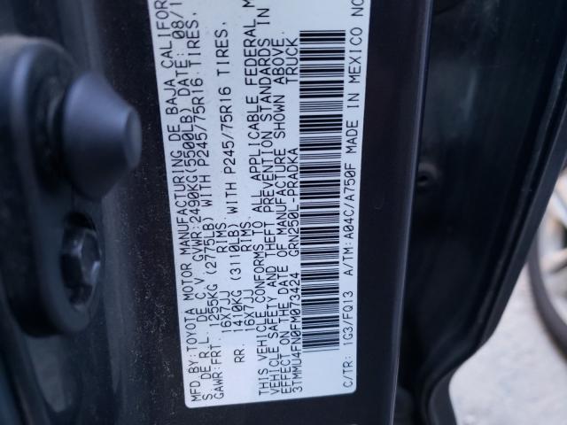 2015 TOYOTA TACOMA DOU 3TMMU4FN0FM073424