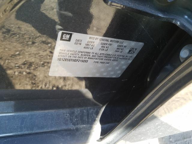 2016 CHEVROLET MALIBU LT 1G1ZE5ST6GF219283