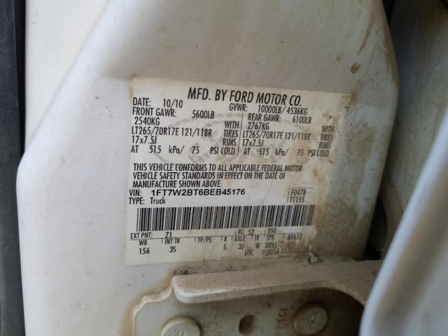 2011 FORD F250 SUPER - 1FT7W2BT6BEB45176