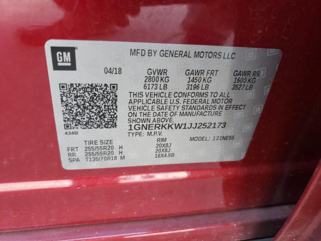 2018 CHEVROLET TRAVERSE P 1GNERKKW1JJ252173