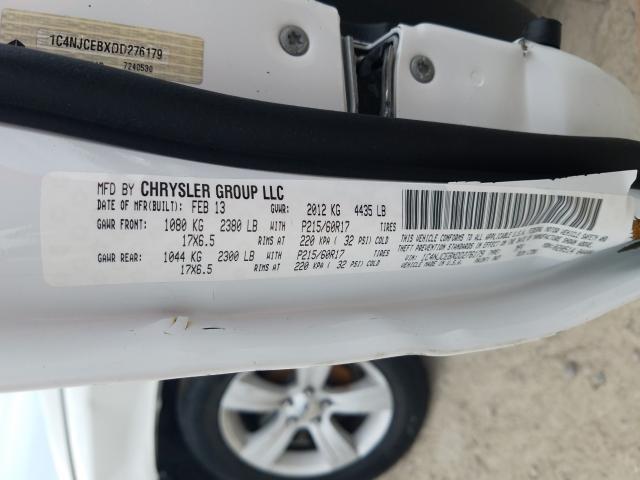 2013 JEEP COMPASS LA 1C4NJCEBXDD276179