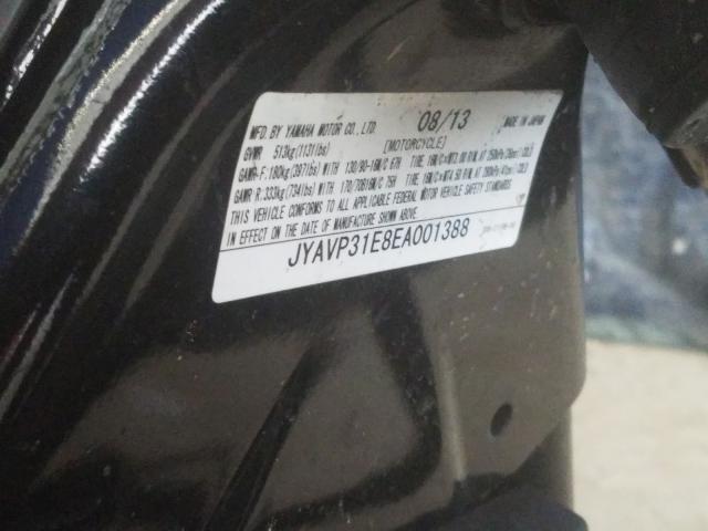 2014 YAMAHA XVS1300 A JYAVP31E8EA001388
