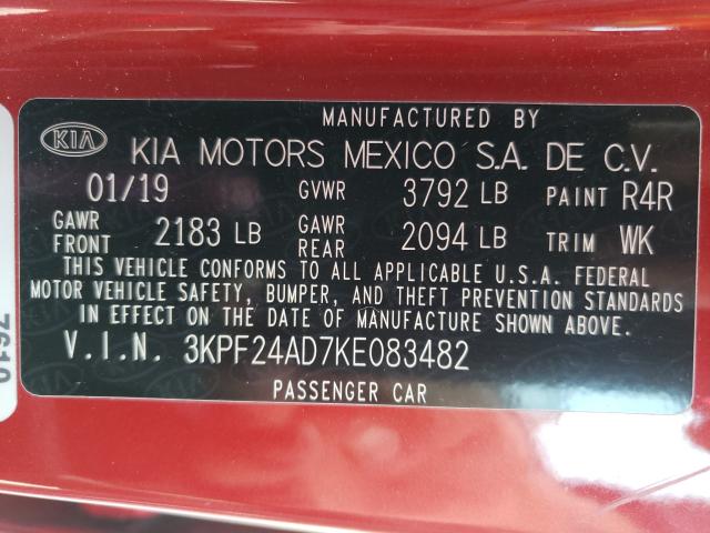 2019 KIA FORTE FE - 3KPF24AD7KE083482