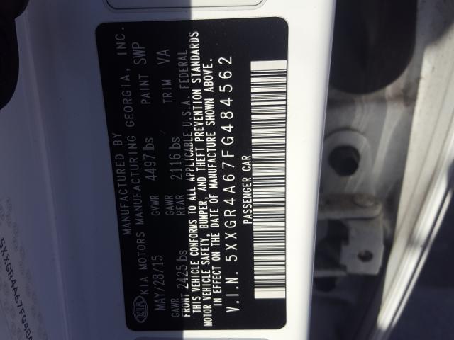 2015 KIA OPTIMA 5XXGR4A67FG484562