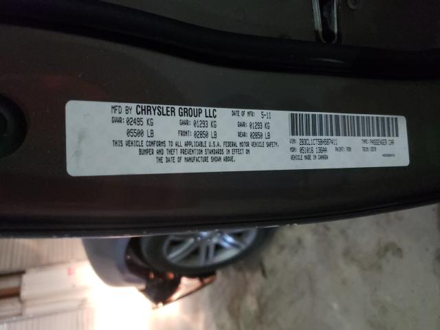 2011 DODGE CHARGER 2B3CL1CT5BH587411