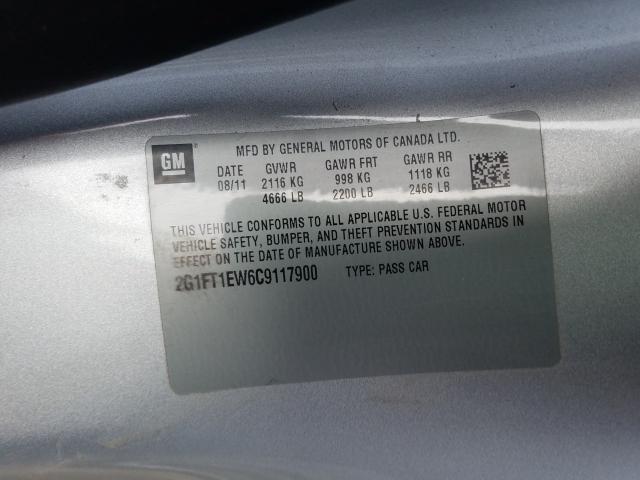 2012 CHEVROLET CAMARO 2SS 2G1FT1EW6C9117900