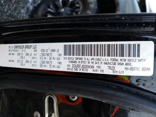 2013 RAM 2500 LARAM 3C6UR5FL8DG594304