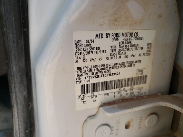 2014 FORD F250 SUPER 1FT7W2BT8EEB33521