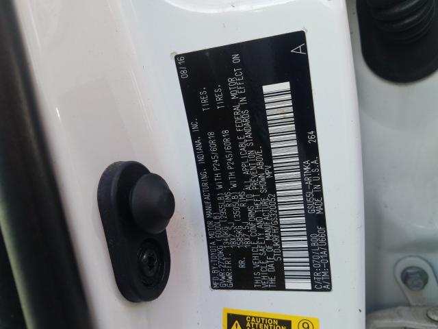 2016 TOYOTA HIGHLANDER 5TDJKRFH7GS320052