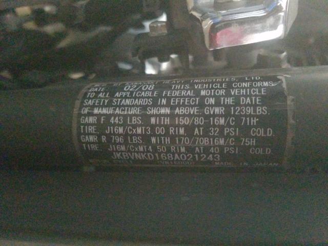 2008 KAWASAKI VN1600 D JKBVNKD168A021243