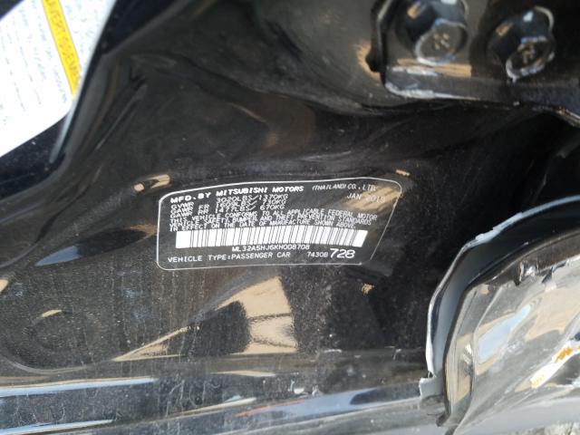 2019 MITSUBISHI MIRAGE LE ML32A5HJ6KH008708