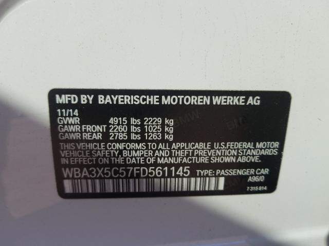 2015 BMW 328 XIGT WBA3X5C57FD561145