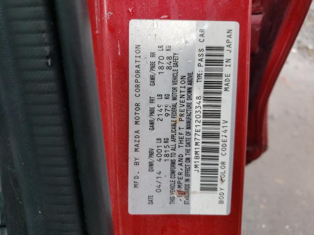 2014 MAZDA 3 GRAND TO - JM1BM1M77E1203348