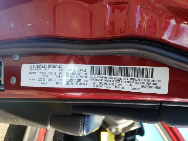 2014 JEEP CHEROKEE 1C4PJMAB6EW104113