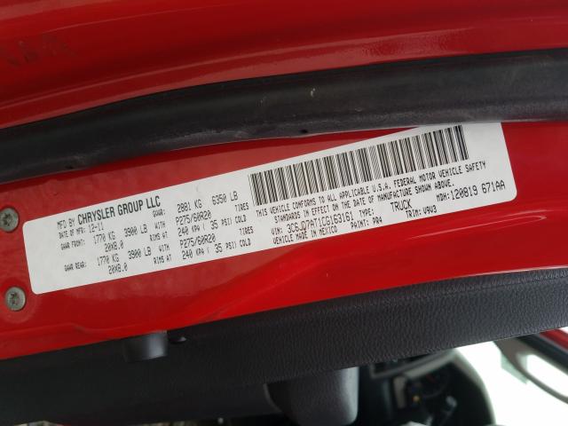 2012 DODGE RAM 1500 S 3C6JD7AT1CG163161
