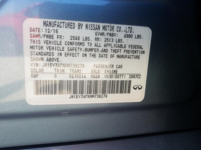 2017 INFINITI Q50 PREMIU JN1EV7APXHM739279