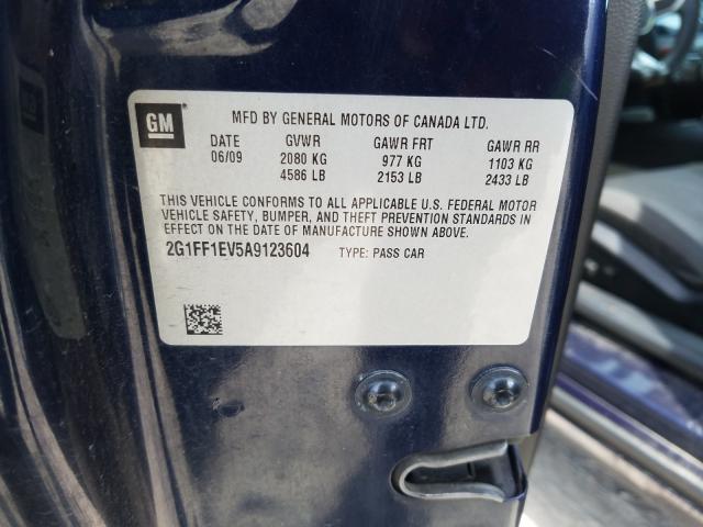 2010 CHEVROLET CAMARO LT 2G1FF1EV5A9123604