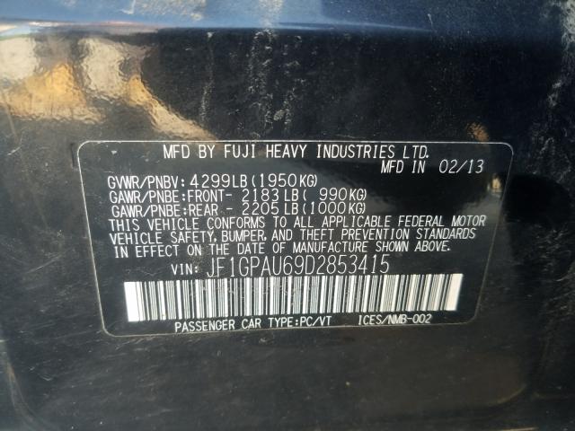 2013 SUBARU IMPREZA SP JF1GPAU69D2853415