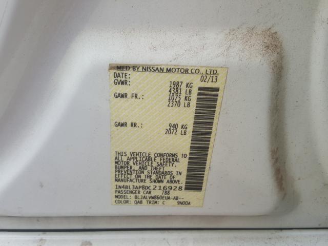 2013 NISSAN ALTIMA 3.5 1N4BL3AP8DC216928